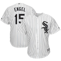 Adam Engel Chicago White Sox Majestic Home Cool Base Player Jersey – White 2019