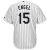 Image of Adam Engel Chicago White Sox Majestic Home Cool Base Player Jersey – White 2019