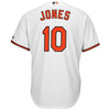 Image of Adam Jones Baltimore Orioles Majestic Official Cool Base Player Jersey - White 2019