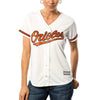 Image of Adam Jones Baltimore Orioles Majestic Women's Cool Base Player Jersey - White 2019