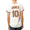 Image of Adam Jones Baltimore Orioles Majestic Women's Cool Base Player Jersey - White 2019