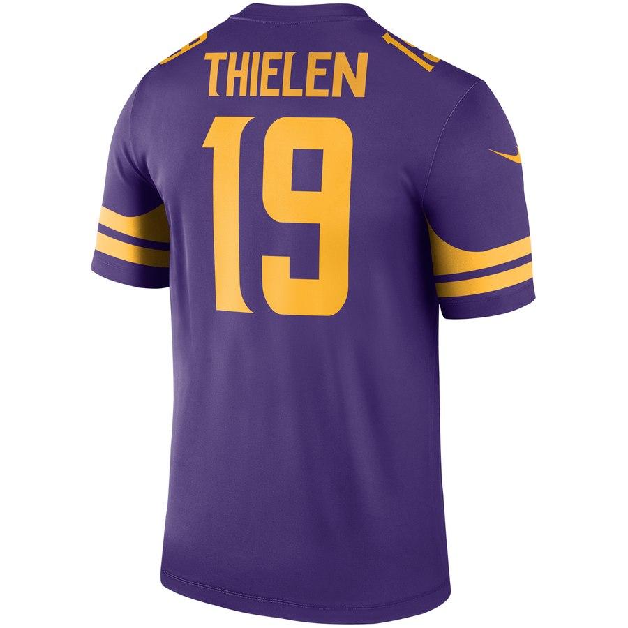 Adam Thielen Minnesota Vikings Color Rush Legend Player Jersey – Purple 2019