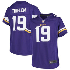 Adam Thielen Minnesota Vikings Girls Youth Game Jersey - Purple 2019