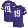 Image of Adam Thielen Minnesota Vikings Girls Youth Game Jersey - Purple 2019