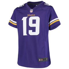 Adam Thielen Minnesota Vikings Girls Youth Game Jersey - Purple 2019