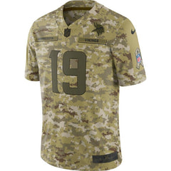 Adam Thielen Minnesota Vikings Salute to Service Limited Jersey – Camo 2019