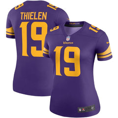 Adam Thielen Minnesota Vikings Women's Color Rush Legend Player Jersey – Purple 2019