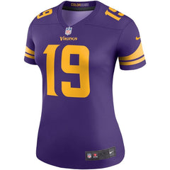 Adam Thielen Minnesota Vikings Women's Color Rush Legend Player Jersey – Purple 2019