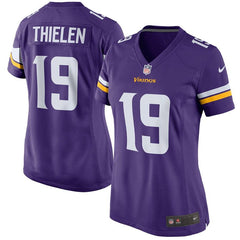 Adam Thielen Minnesota Vikings Women's Game Jersey – Purple 2019