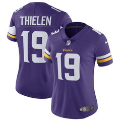 Adam Thielen Minnesota Vikings Women's Vapor Untouchable Limited Jersey – Purple 2019