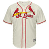 Image of Adam Wainwright St. Louis Cardinals Majestic Cool Base Player Jersey - Tan 2019