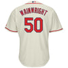 Image of Adam Wainwright St. Louis Cardinals Majestic Cool Base Player Jersey - Tan 2019