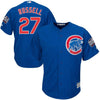 Image of Addison Russell Chicago Cubs Majestic 2016 World Series Bound Alternate Cool Base Player Jersey - Royal 2019