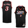 Image of Allen Iverson Philadelphia 76ers The Answer Soul Swingman Nickname Jersey - Black 2019