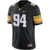 Image of Adrian Clayborn Iowa Hawkeyes Game Jersey – Black 2019