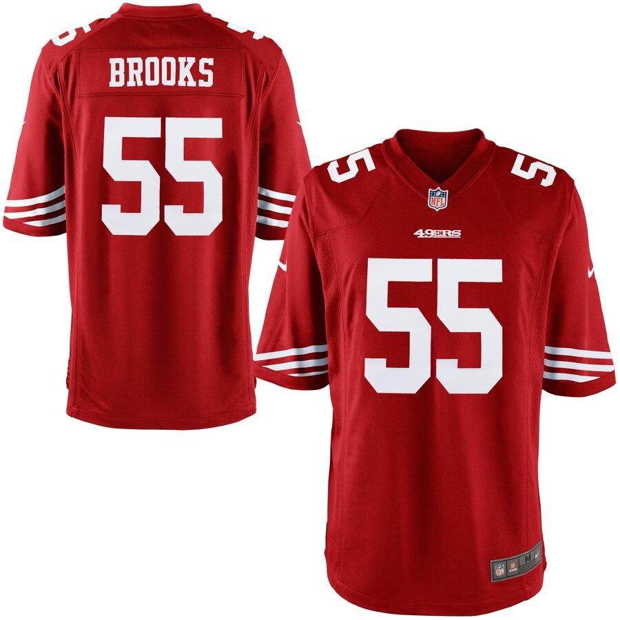 Ahmad Brooks San Francisco 49ers Youth Team Color Game Jersey - Scarlet 2019
