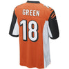 Image of AJ Green Cincinnati Bengals Alternate Game Jersey - Orange 2019