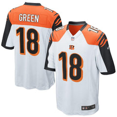 AJ Green Cincinnati Bengals Game Jersey - White 2019