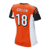 Image of AJ Green Cincinnati Bengals Women's Game Jersey - Orange 2019