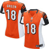 Image of AJ Green Cincinnati Bengals Women's Game Jersey - Orange 2019