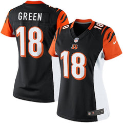 AJ Green Cincinnati Bengals Women's Limited Jersey - Black 2019