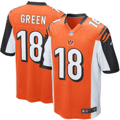 AJ Green Cincinnati Bengals Youth Alternate Game Jersey - Orange 2019