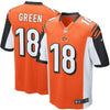 Image of AJ Green Cincinnati Bengals Youth Alternate Game Jersey - Orange 2019