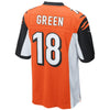 Image of AJ Green Cincinnati Bengals Youth Alternate Game Jersey - Orange 2019