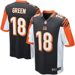 AJ Green Cincinnati Bengals Youth Team Color Game Jersey - Black 2019