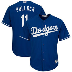 AJ Pollock Los Angeles Dodgers Majestic Alternate Official Cool Base Player Jersey - Royal 2019