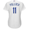 Image of AJ Pollock Los Angeles Dodgers Majestic Women's Home Cool Base Player Jersey - White 2019