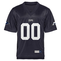 Akron Zips Personalized Football Name & Number Jersey - Navy Blue 2019