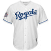 Image of Alcides Escobar Kansas City Royals Majestic 2015 World Series Bound Cool Base Jersey - White 2019