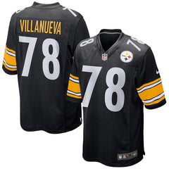 Alejandro Villanueva Pittsburgh Steelers Game Jersey – Black 2019