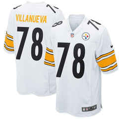 Alejandro Villanueva Pittsburgh Steelers Game Jersey – White 2019