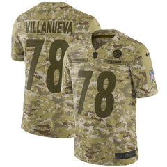 Alejandro Villanueva Pittsburgh Steelers Salute to Service Limited Jersey – Camo 2019