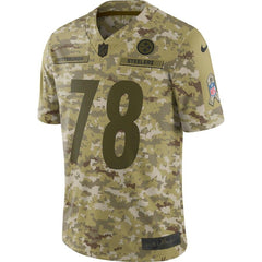 Alejandro Villanueva Pittsburgh Steelers Salute to Service Limited Jersey – Camo 2019