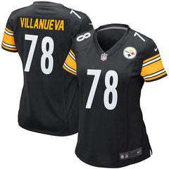 Alejandro Villanueva Pittsburgh Steelers Women's Game Jersey – Black 2019