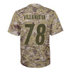 Image of Alejandro Villanueva Pittsburgh Steelers Youth Salute to Service Game Jersey - Camo 2019