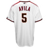 Image of Alex Avila Arizona Diamondbacks Majestic Home Cool Base Player Jersey – White 2019