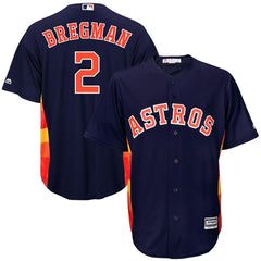 Alex Bregman Houston Astros Majestic Fashion Official Cool Base Replica Player Jersey - Navy 2019