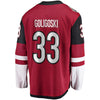 Image of Alex Goligoski Arizona Coyotes Breakaway Player Jersey – Garnet 2019