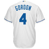 Image of Alex Gordon Kansas City Royals Majestic Los Reales Cool Base Player Jersey - White 2019