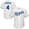 Image of Alex Gordon Kansas City Royals Majestic Official Cool Base Player Jersey - White 2019