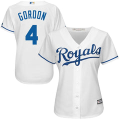 Alex Gordon Kansas City Royals Majestic Women's Cool Base Player Jersey - White 2019