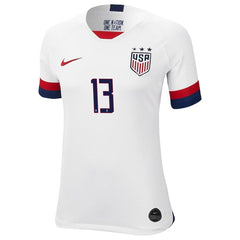 Alex Morgan USWNT Women's 2019 Home Replica Stadium Player Jersey – White 2019