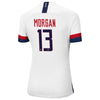 Image of Alex Morgan USWNT Women's 2019 Home Replica Stadium Player Jersey – White 2019