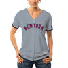 Image of Alex Rodriguez New York Yankees Majestic Women's Fashion Stars &amp; Stripes Cool Base Player Jersey - Gray 2019