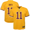 Image of Alex Smith Washington Redskins Youth Color Rush Alternate Player Game Jersey – Gold 2019