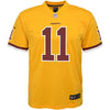 Image of Alex Smith Washington Redskins Youth Color Rush Alternate Player Game Jersey – Gold 2019